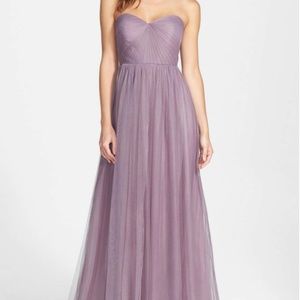 Jenny Yoo Annabelle Convertible Tulle Column Dress